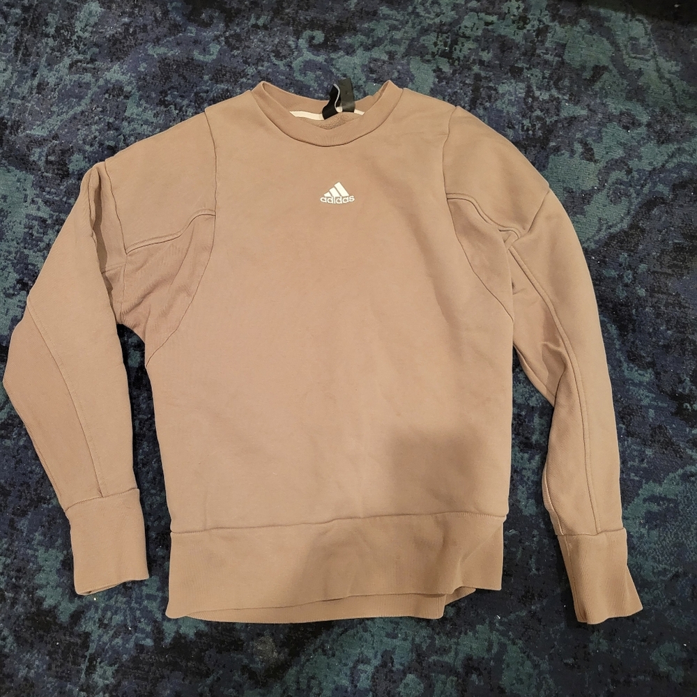 Adidas women's sweatshirt. Light brown. Size XS
